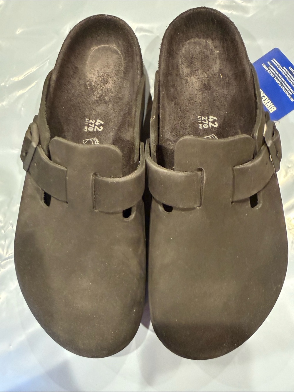 Birkenstock Boston  Clog in black size 42